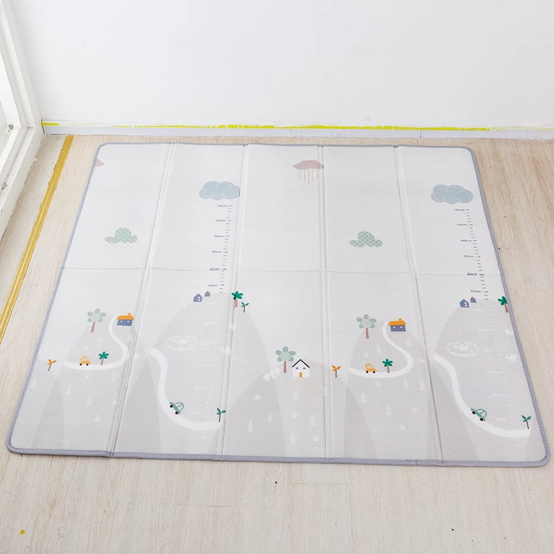 Водонепроницаемый детский игровой коврик для пола, складывающийся домашний декор, двусторонний коврик из пены для ползания детей, ковер для игр и игровой коврик.