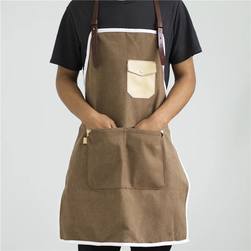 2020 фартук для женщин и мужчин брезентовый барбекю хлопковый выпечки пожилых