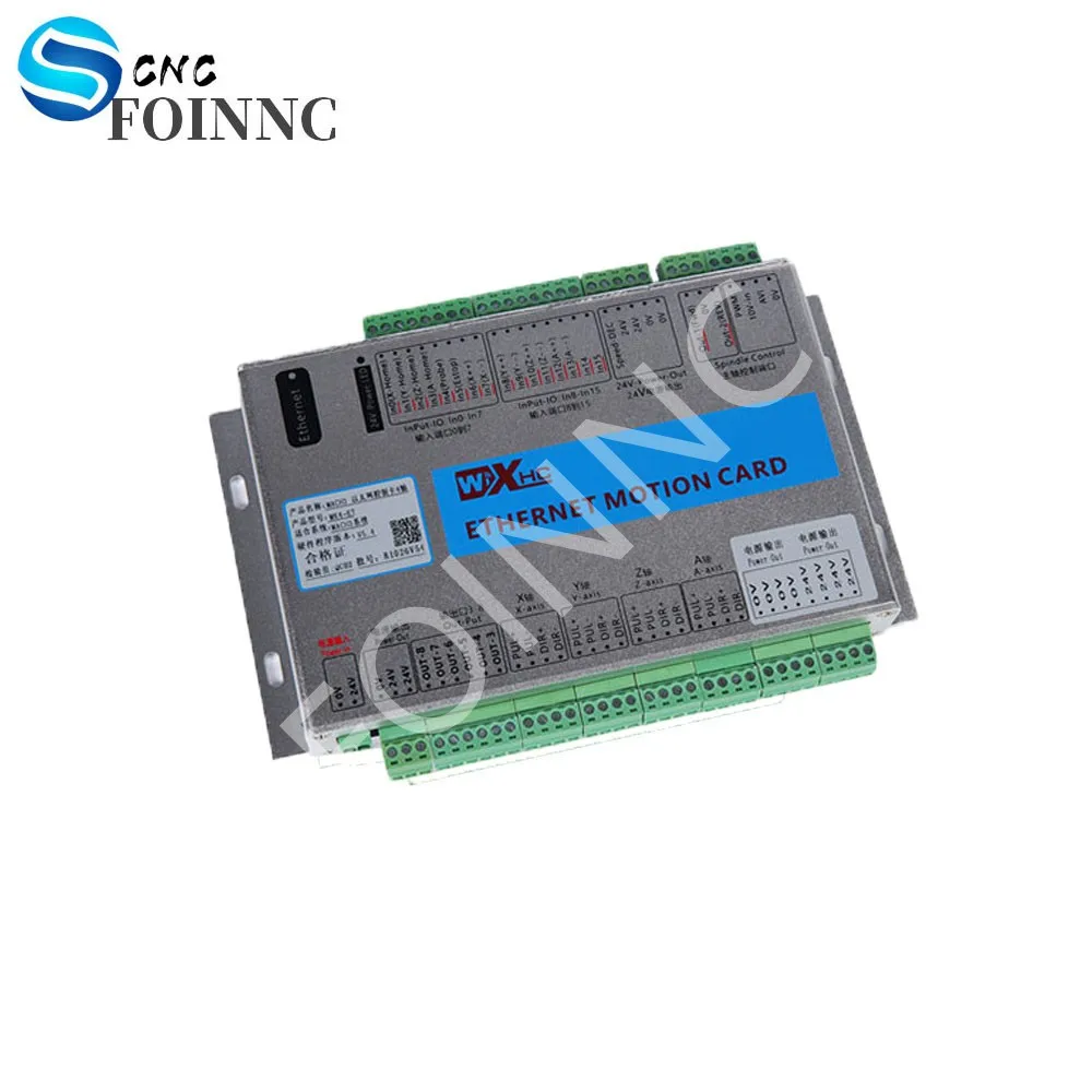 Комплект контроллера Mach3 XHC 2 МГц Ethernet cnc kit 3 4 6 осевая карта управления движением с