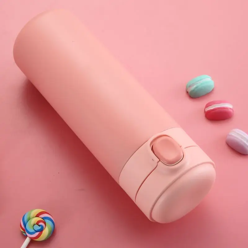 

320ml 420ml Portable Cute Colorful Leak-proof Water Bottle Tour Outdoor Sports Drinking Water Bottles 316 Stainless Steel Water