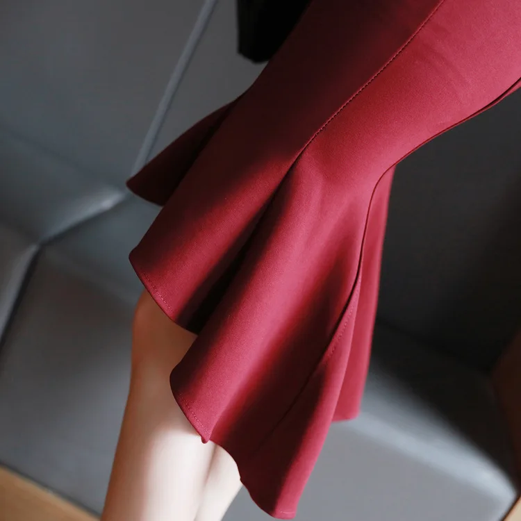 Женское элегантное платье с расклешенными рукавами сексуальное открытыми