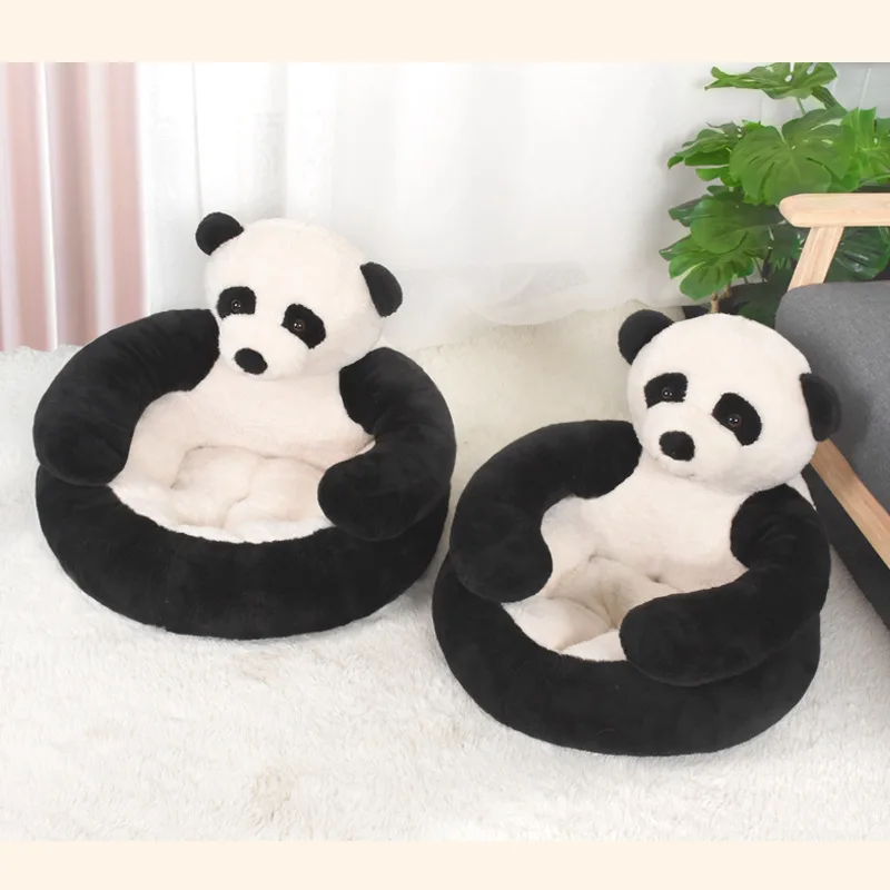 

Cartoon Lovely Teddy Bear Panda Chair Plush Toys Seats Baby Pets Nest Sleeping Bed Cushion Gifts for