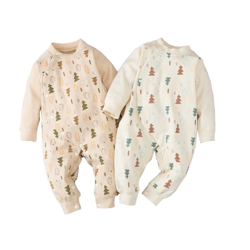 

Baby clothes Infant jumpsuit autumn and winter clothes newborn rompers Organic colored cotton Boy Girl romper Children clothing