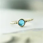 Кольцо ретро Лулу-свинка, Корейская версия, оригинальное кольцо с натуральным синим камнем в стиле тай-инь, KJZ-0335