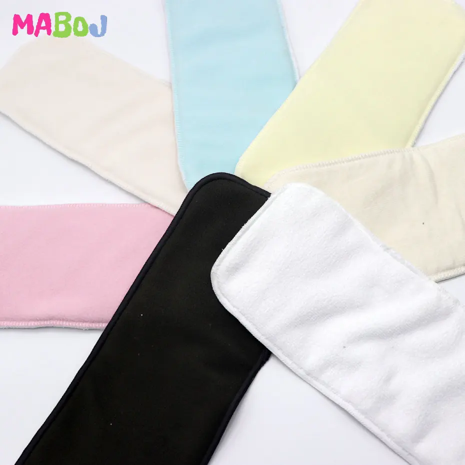 Вкладыши для подгузников MABOJ многоразовые вкладыши из микрофибры бамбука угля