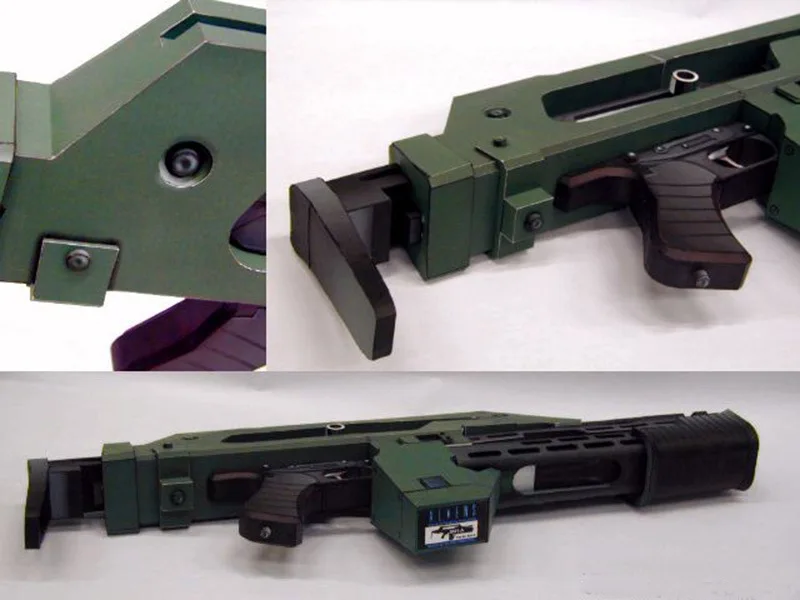85 см 3D DIY Бумажная модель Alien 3 оружия M41 импульсная винтовка бумага ручная работа