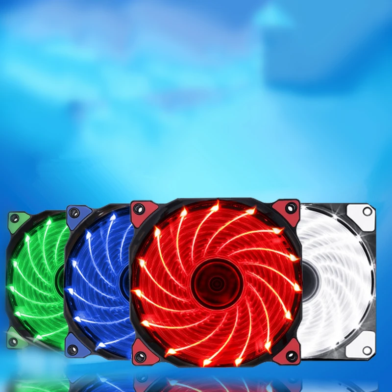 

LANSHUO PWM 4Pin 120mm Computer Case Fan Silent 12CM Fan CPU Cooling RGB Quiet PC Cooler Fan Case Fans 12V DC Adjust Fan Speed