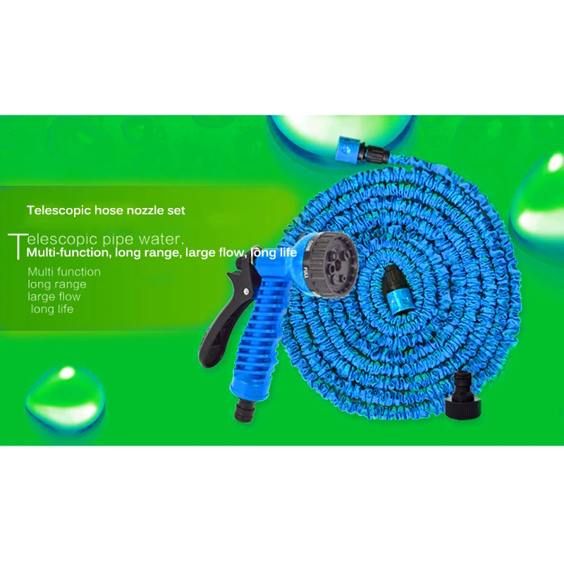 Новый садовый шланг 25 200 футов волшебный гибкий водяной расширяющийся