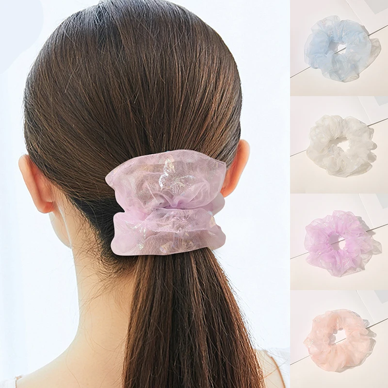 Резинки для волос из органзы Прозрачные резинки с бабочками аксессуары 2020| |