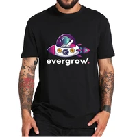 evergrow coin crypto t shirt egc funny astronaut rocket raglan baseball tee soft 100 cotton summer mens t shirt eu size