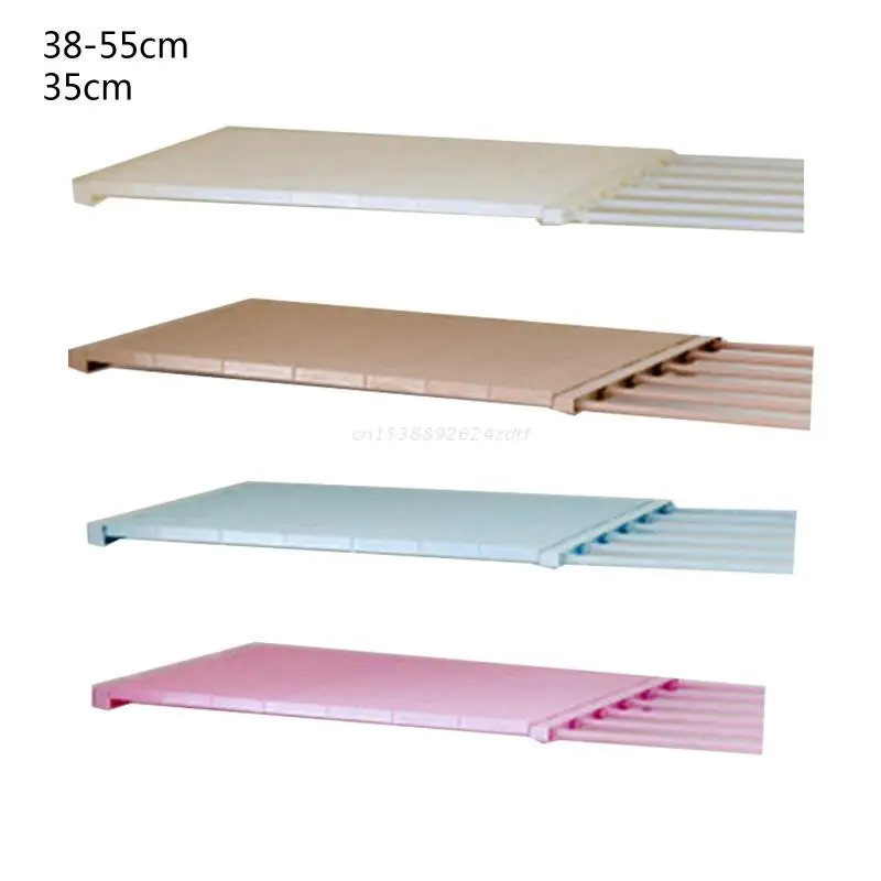 

Telescopic Layered Wardrobe Storage Shelf Adjustable Kitchen Closet Storage Rack Home Shoe Cabinet Partition Plate Bathroom Drop
