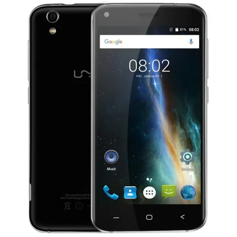 UMIDIGI Лондонский смартфон 1 Гб ОЗУ 8 ПЗУ 5 0 &quot3G телефон MTK6580 четырехъядерный Android 6 2050