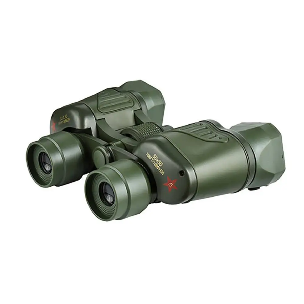 Портативный бинокль 50x50 10 км широкоугольный наружный телескоп водонепроницаемый