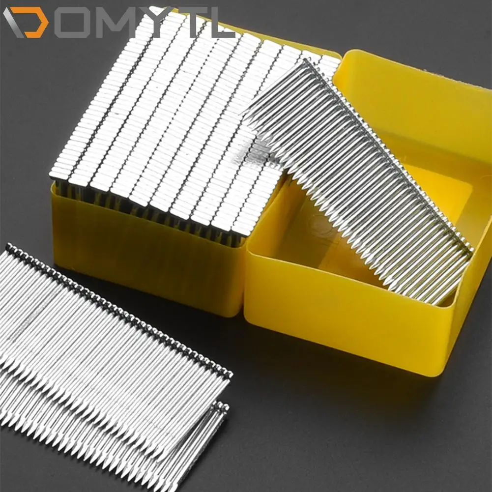 

720pcs/Box Steel Nails for Electric Straight Staples Pneumatic Air Gun Cement Woodworking Tools Accessories