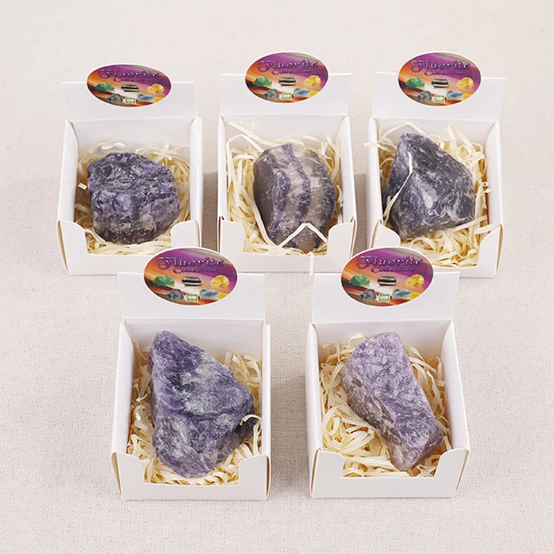 Натуральный аметист кварц шероховатый минеральный фиолетовый флюоритовая