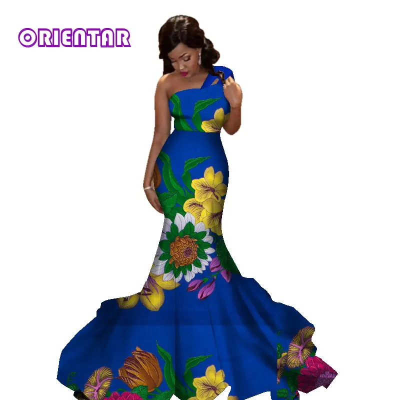 Африканские платья Дашики для женщин с Африканским принтом Хлопковое платье