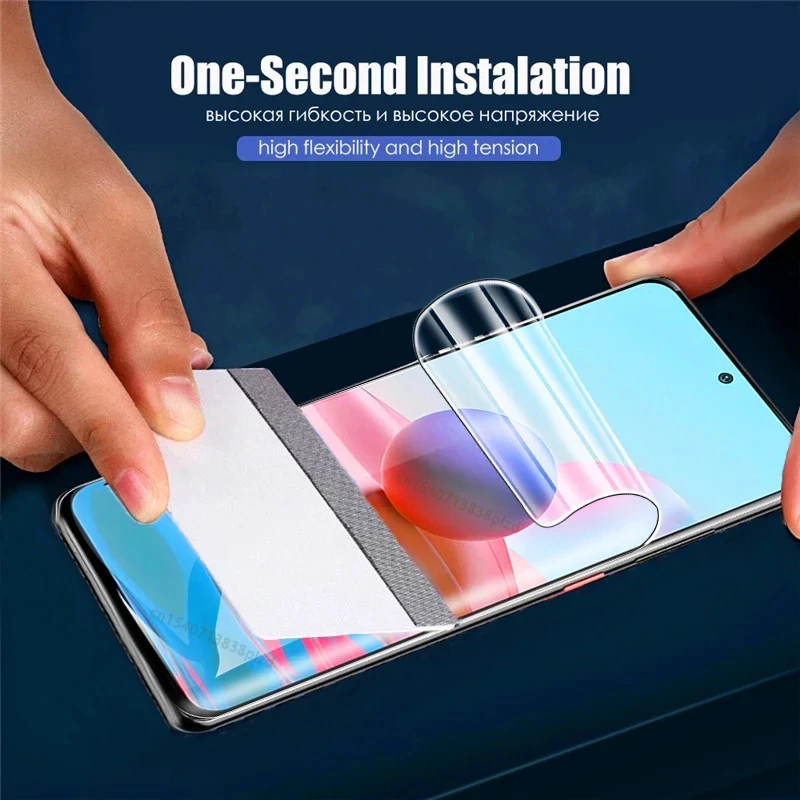 hydrogel film for redmi note10 pro 10s screen protector redmi note 10 s 9 8 9s t 9t 8t 9a 9c 8a pro max a c 5g 11 11s not glass free global shipping