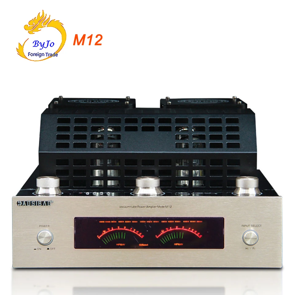 M12 Hi-Fi Bluetooth вакуумная трубка стерео усилитель Поддержка USB аудио мощности бас hifi