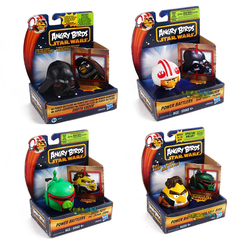 Hasbro злые птицы Звездные войны Черный Самурай плохие Пигги оттягивающая Модель