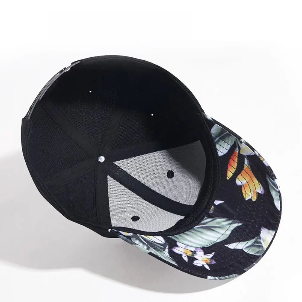 Flowers and Plants Style Pattern Baseball Cap Wild Caps Unisex Men Autumn Spring Sport Uv50+Flat Along Sun Hats