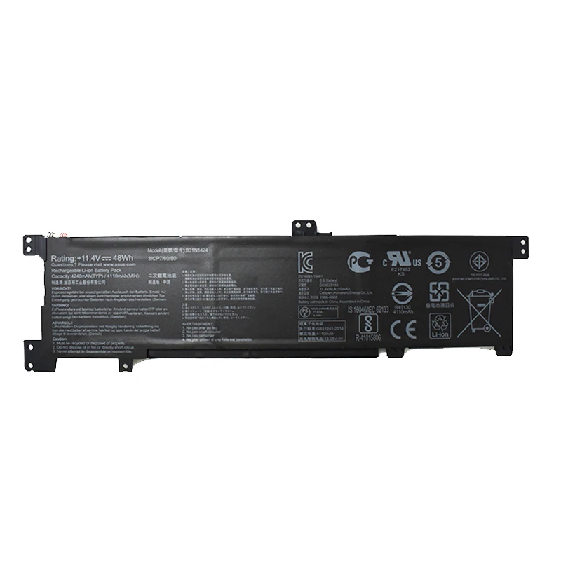 GZSM Аккумулятор для ноутбука B31N1424 ASUS K401LB K401LB5010 K401LB5200 K401LB5500 11 4 V 48Wh зарядное