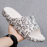 big size fish slippers for home couple printing shower mens sandals summer shoes men light and comfortable beach indoor fashion