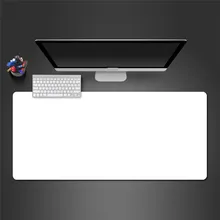 Large Art All Black /White Mouse Pad XXL Rubber Computer Gamer Gaming MousePad Locking Edge Keyboard pad Laptop Desk Mat