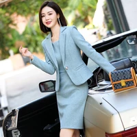 high quality fabric plus size formal women business suits with dress and jackets coat ol styles ladies office work wear blazers