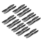 10 пар в комплекте; LDARC 65 мм 2 лопастями 1 мм для 0716 0720 8520 матовый на бесколлекторном двигателе 90 мм-150 мм микро FPV Tinywhoop беспилотных летательных аппаратов 