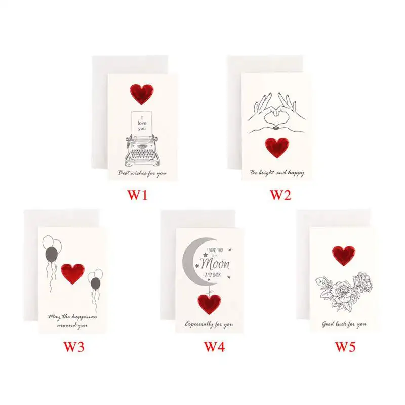 Новые поздравительные открытки на день Святого Валентина романтические с