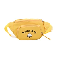 childrens waist bag child yellow mini messenger bag fashion young boys girls students pockets on belt banana bag personalized