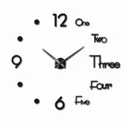 Настенные часы 37, 47 дюймов, современный дизайн, кварцевые часы, модные часы, зеркальные украшения для гостиной, 3D сделай сам, большие акриловые настенные часы