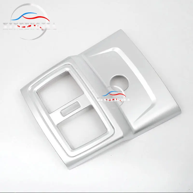 

For BMW X1 F48 16-2019 Chrome Rear Armrest Air Outlet Decorator Panel Cover Trim