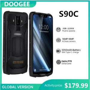 doogee s90c 6 18 inch ip68ip69k waterproof smartphone helio p70 octa core 4gb128gb cellphone 5050mah nfc android mobile phone free global shipping