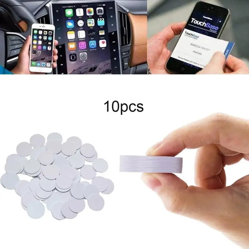 10/20/50 шт Ntag215 NFC бирки для телефона доступны клейкие круглые RFID всех карт 25 мм