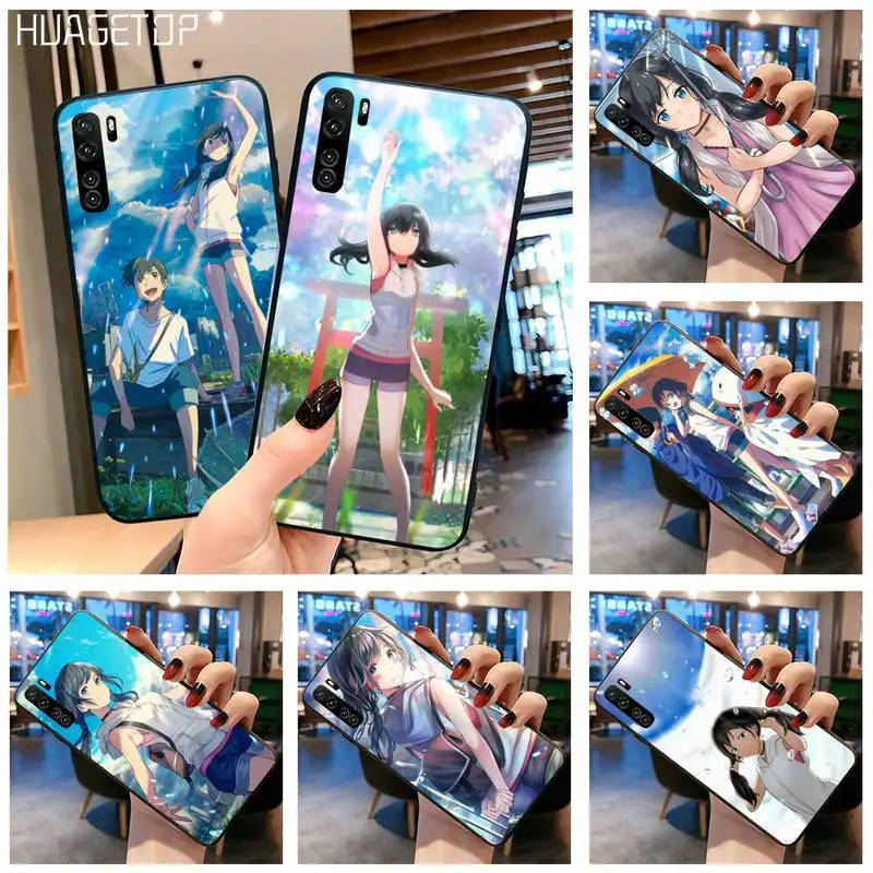 

HUAGETOP Weathering With You Anime Soft Rubber Phone Cover for Huawei P40 P30 P20 lite Pro Mate 30 20 Pro P Smart 2020 prime