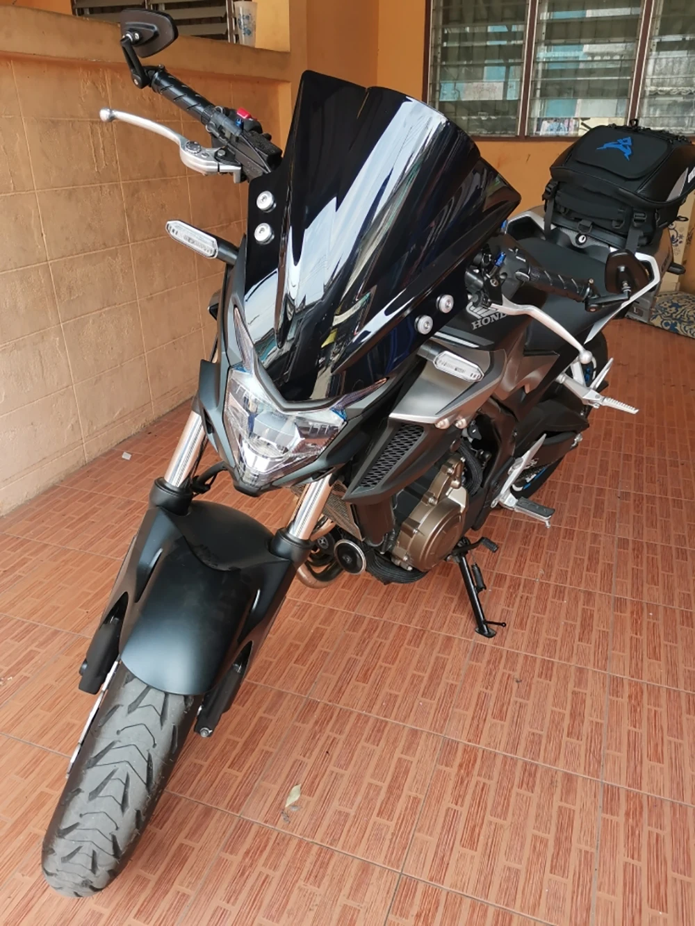 Мотоциклетный черный ветровой экран из пластика ABS с ветрозащитниками для Yamaha FZ1 Fazer FZ1S Windshield FZS1000S 2006-2011 Shield Screen on.