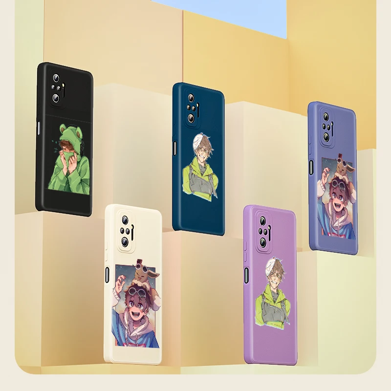 

Dream Smp Cool Dream For Xiaomi Redmi 10X 9T 9C NFC 9A 8A 8 7 K40 Gaming Pro K30S Liquid Silicone Soft Cover Phone Case