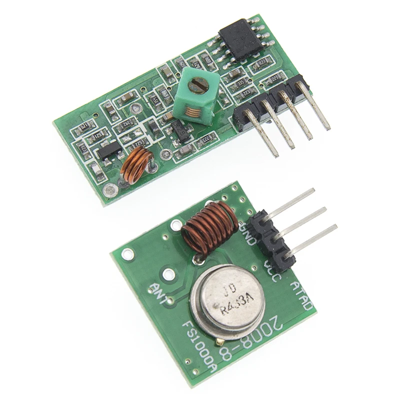 Лучшие цены 1 пара (2 шт.) 433 МГц Стандартный комплект/ARM/MCU WL|kit for arduino|rf transmittertransmitter