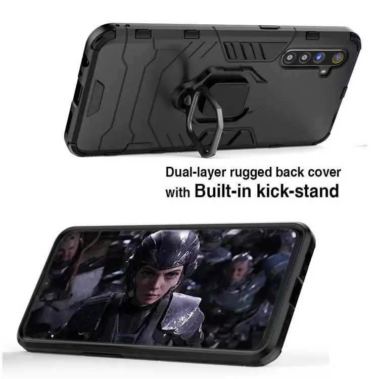 Для Oppo A1K A11X K3 A9 кольцевой держатель чехол для телефона realme 3 5 pro C2 X X2 XT Q Reno 2 магнитный автомобильный противоударный защитный чехол