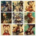 5D DIY алмазная живопись Genshin Impact аниме Алмазная искусственная мозаика полная вышивка крестиком