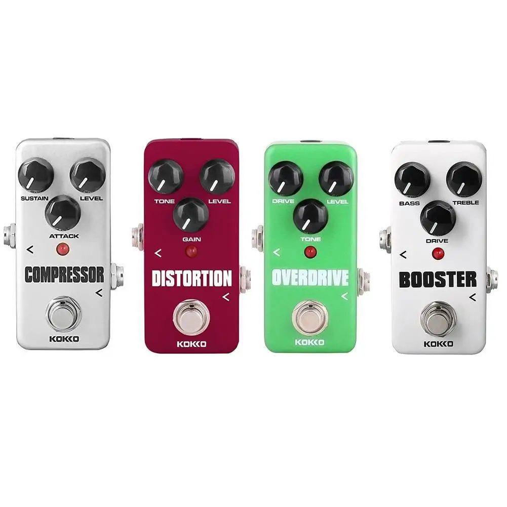 

New Compressor Guitar Pedal Aluminum Alloy Mini Effect Processor Fully Analog Circuit Universal For Guitar