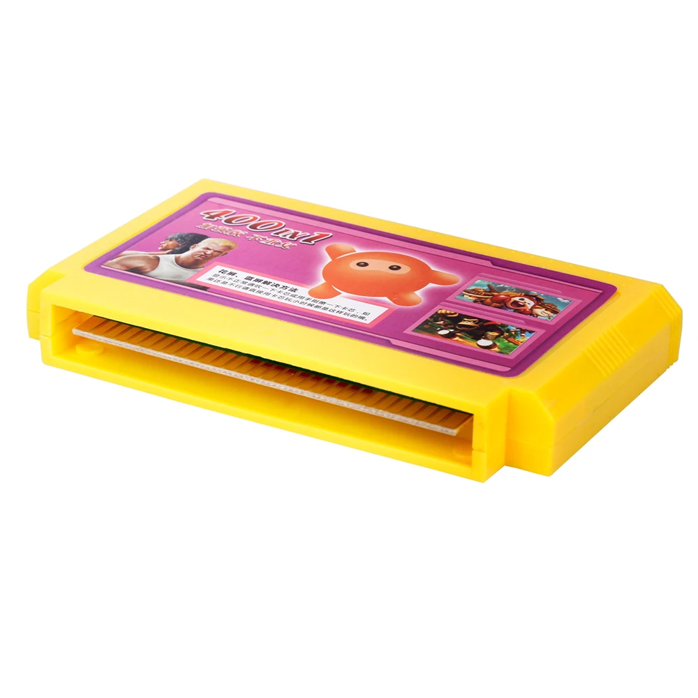 Hot Sale 400 в одной игровой карте розовый Fc Classic не повторяется ностальгическая машина красный и белый Контра Кровь.
