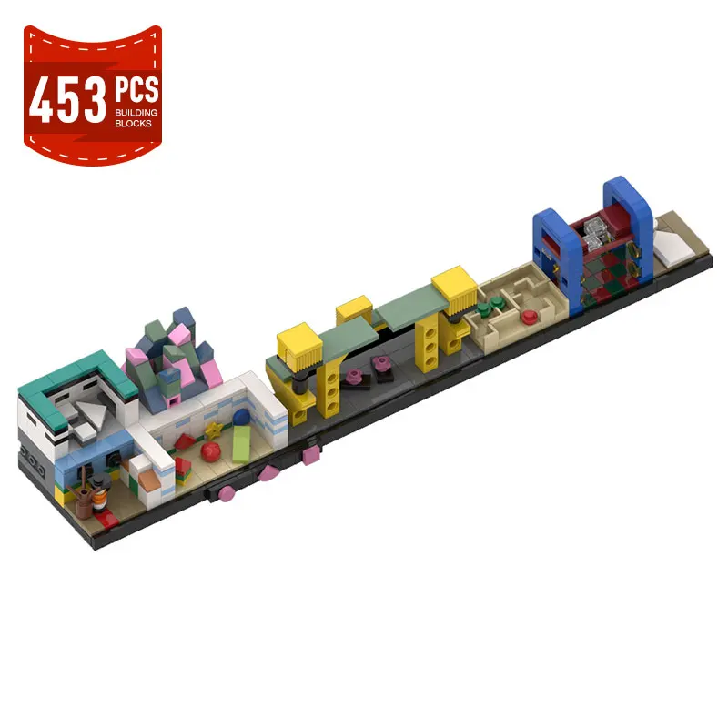 

Конструктор Город МОС, архитектура, очертания, сквидные игровые блоки, набор, Классические фильмы, модель, кирпичи, Детская сборка, детские и...