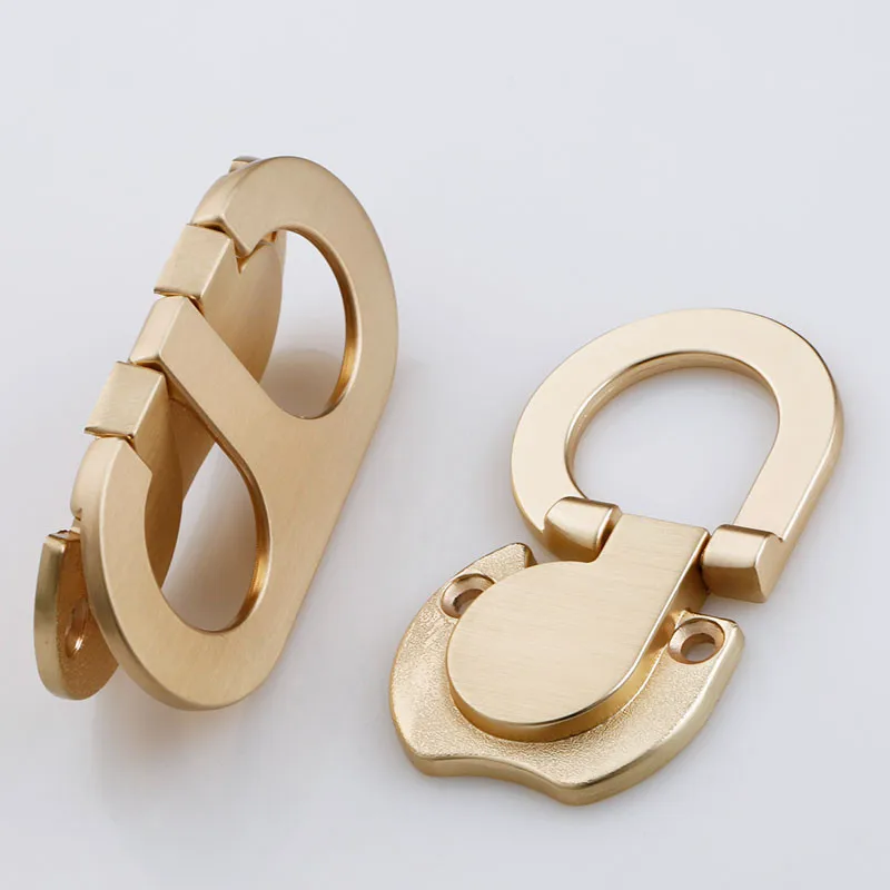 Современная модная медная матовая темная Пряжка KK & FING из цинкового сплава ручки