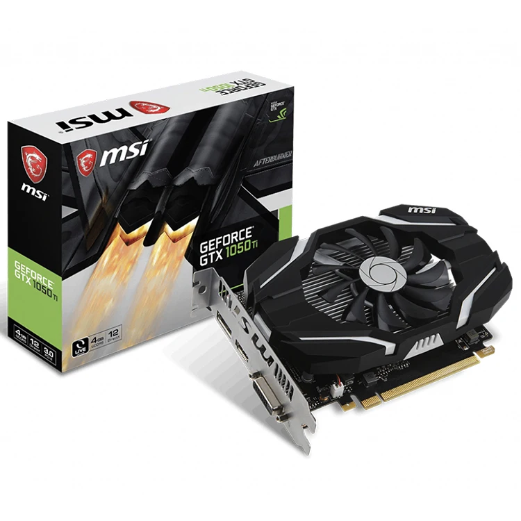 

MSI NVIDIA GeForce GTX 1050 Ti 4G Used Gaming Graphics Card with 4GB 128-bit GDDR5 Memory Support Desktop