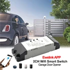 Умный пульт дистанционного управления Wi-Fi, управление через приложение для ворот гаража, поддержка Alexa Echo Google Home eWelink, RF 433 МГц