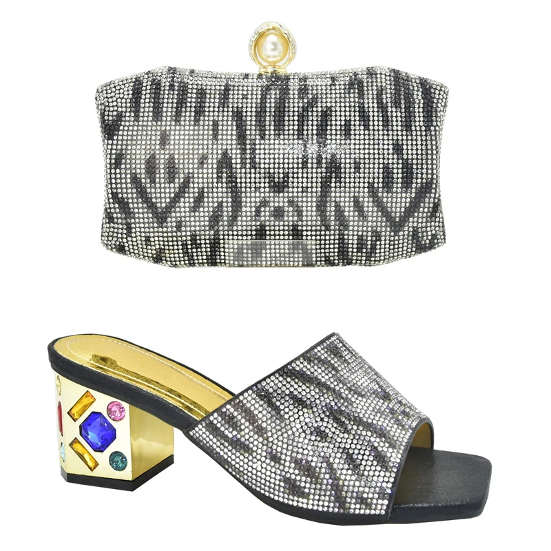 Новое поступление комплект из итальянских женских Свадебный обуви и сумки