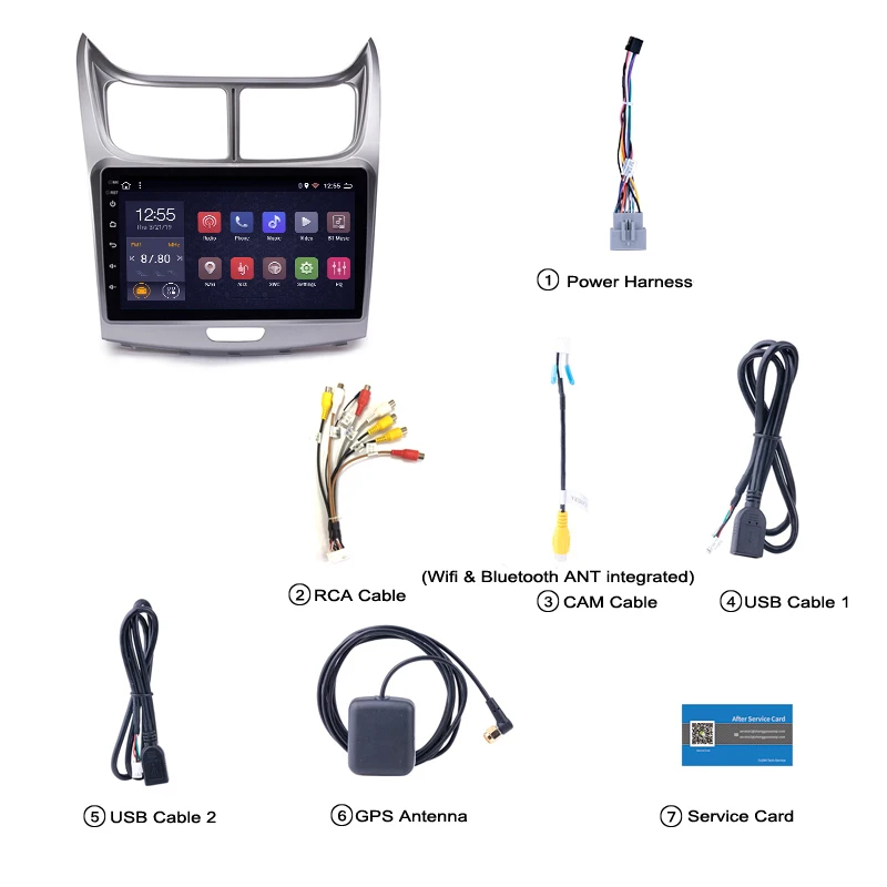 9 дюймов Android автомобильный Dvd Gps мультимедийный плеер для Chevrolet SAil 2010 2013