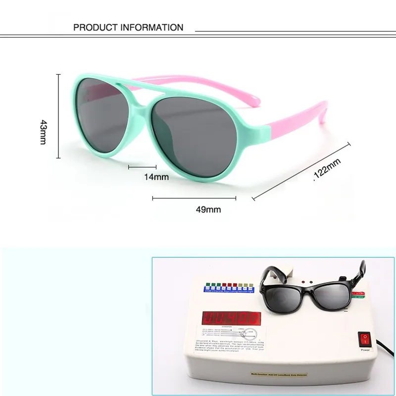 Zerosun поляризационные солнцезащитные очки для детей мальчиков и девочек HD защита